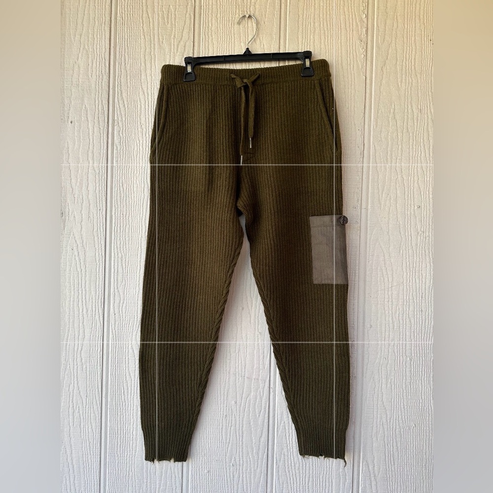 SER.O.YA Olive Wool Jason Jogger